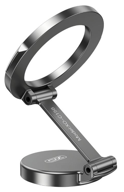 Автотримач XO C158 Universal Magnetic 360 rotating Phone Holder Black (7109738)