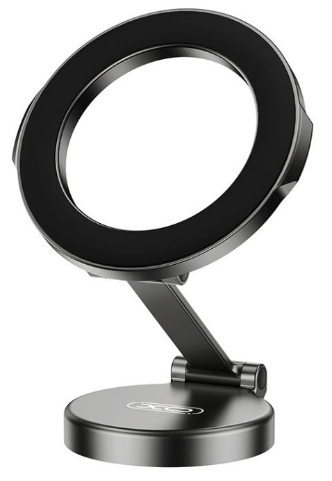 Автотримач XO C158 Universal Magnetic 360 rotating Phone Holder Black (7109738)