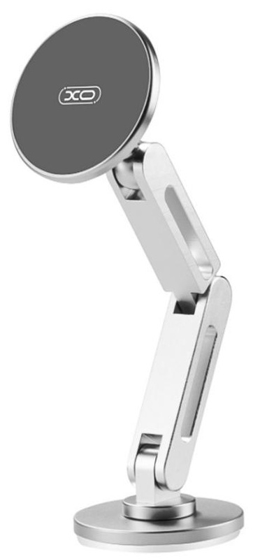 Автотримач XO C148 Universal Magnetic metal 360° rotating Holder Silver (7109739)