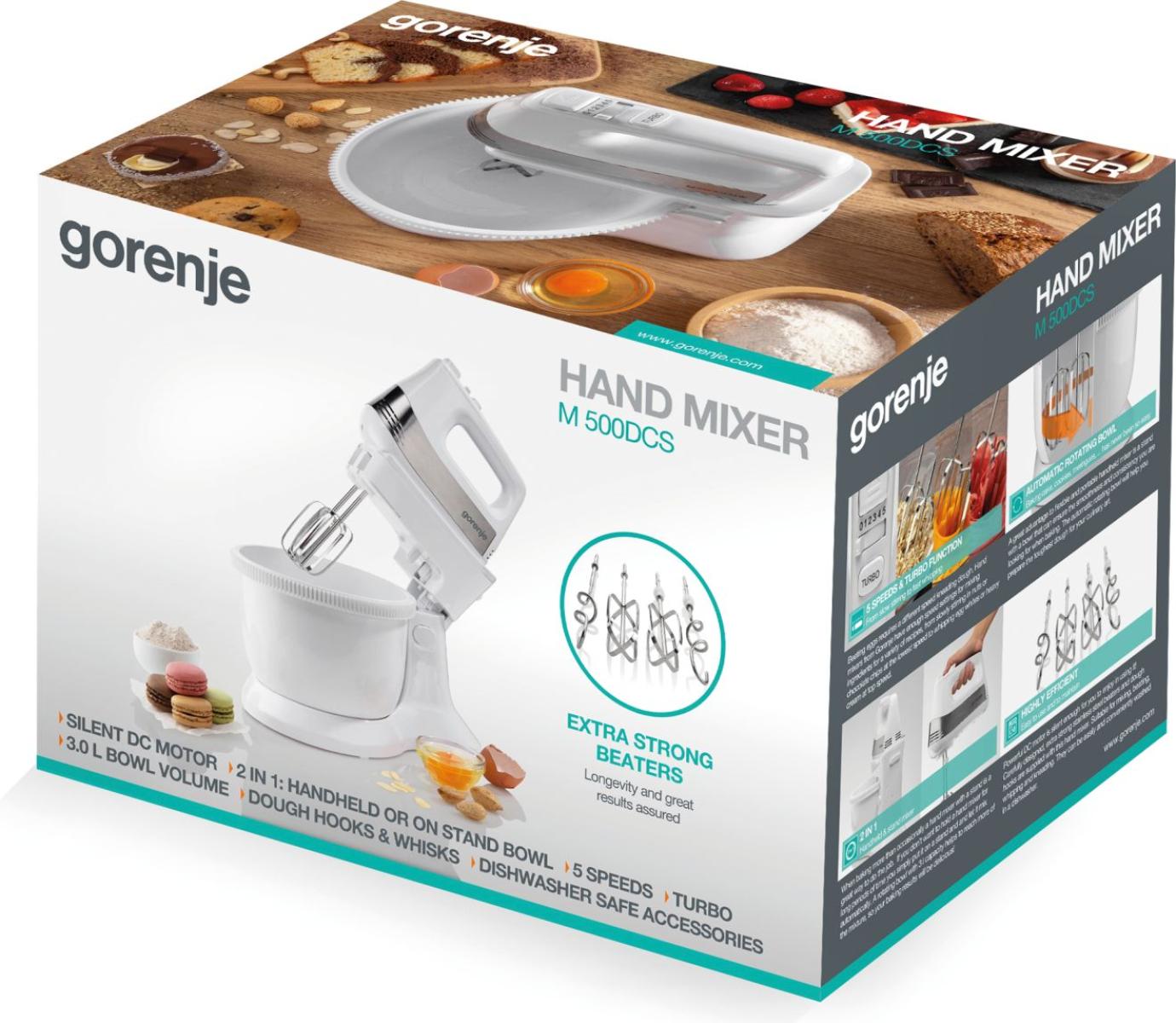 Міксер без чаші GORENJE Міксер M 500 DCS (739685)