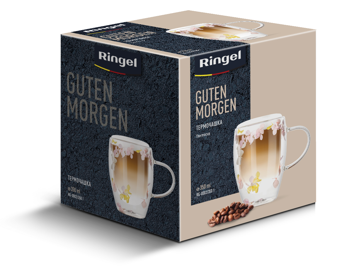 Чашка RINGEL Guten Morgen Blume подвійна стінка 350 мл 1 (RG-0002/350 1)