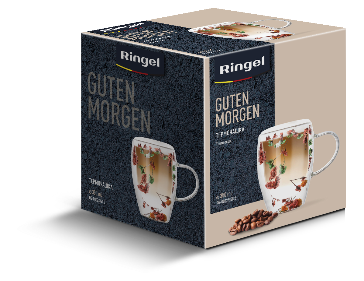 Чашка RINGEL Guten Morgen Blume подвійна стінка 350 мл 2 (RG-0002/350 2)