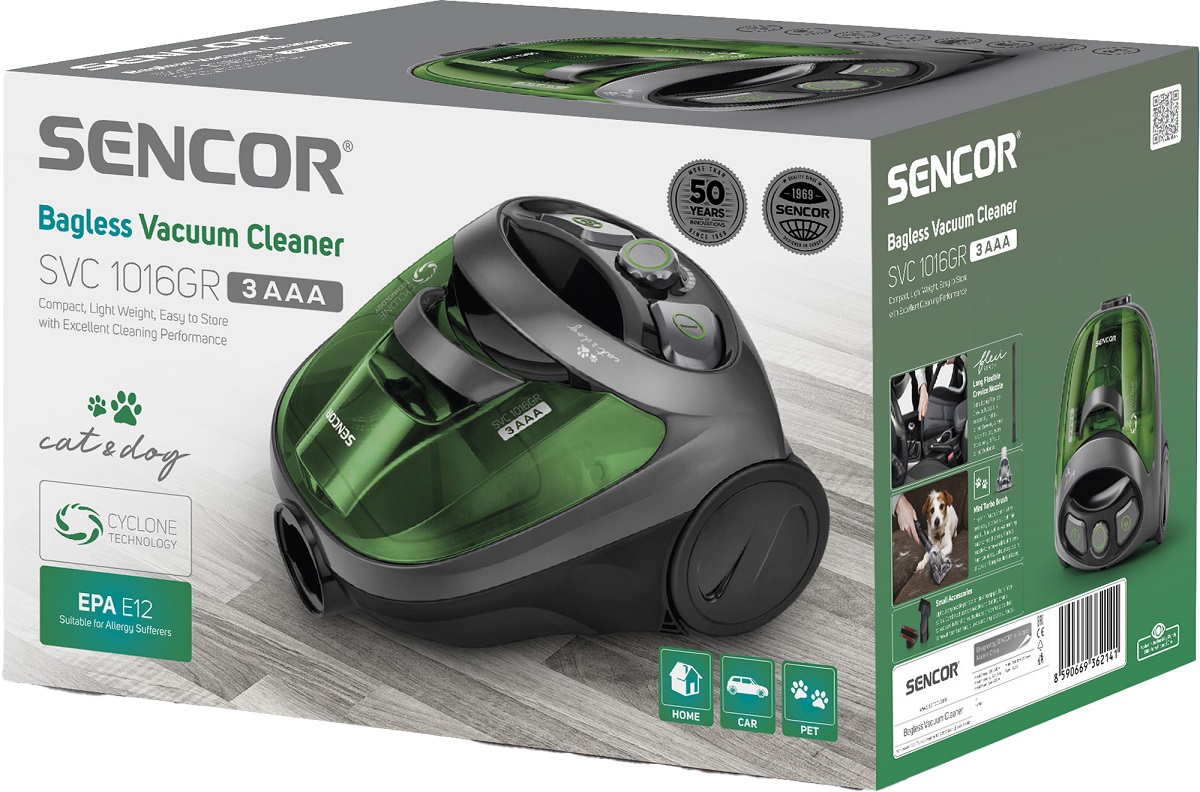 Пилосос циклонний SENCOR SVC 1016GR