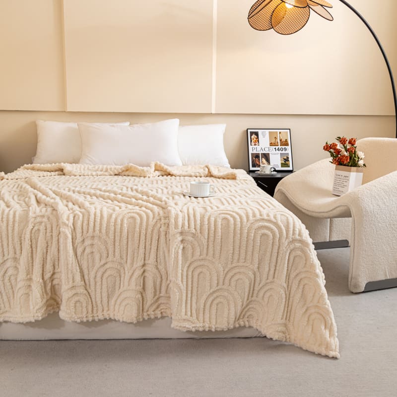 Текстиль для дому SOHO Плед 150*200 см Rainbow Cream