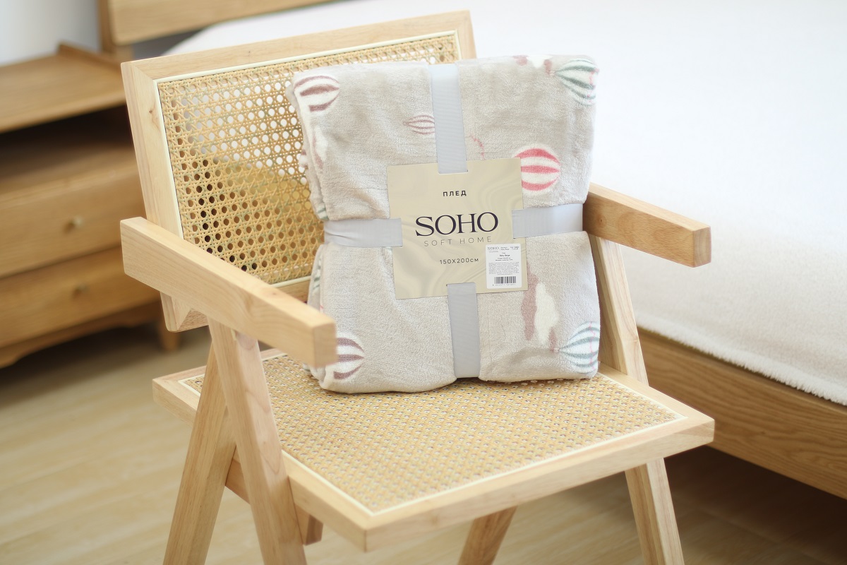 Текстиль для дому SOHO Плед 150*200 см Baby Beige