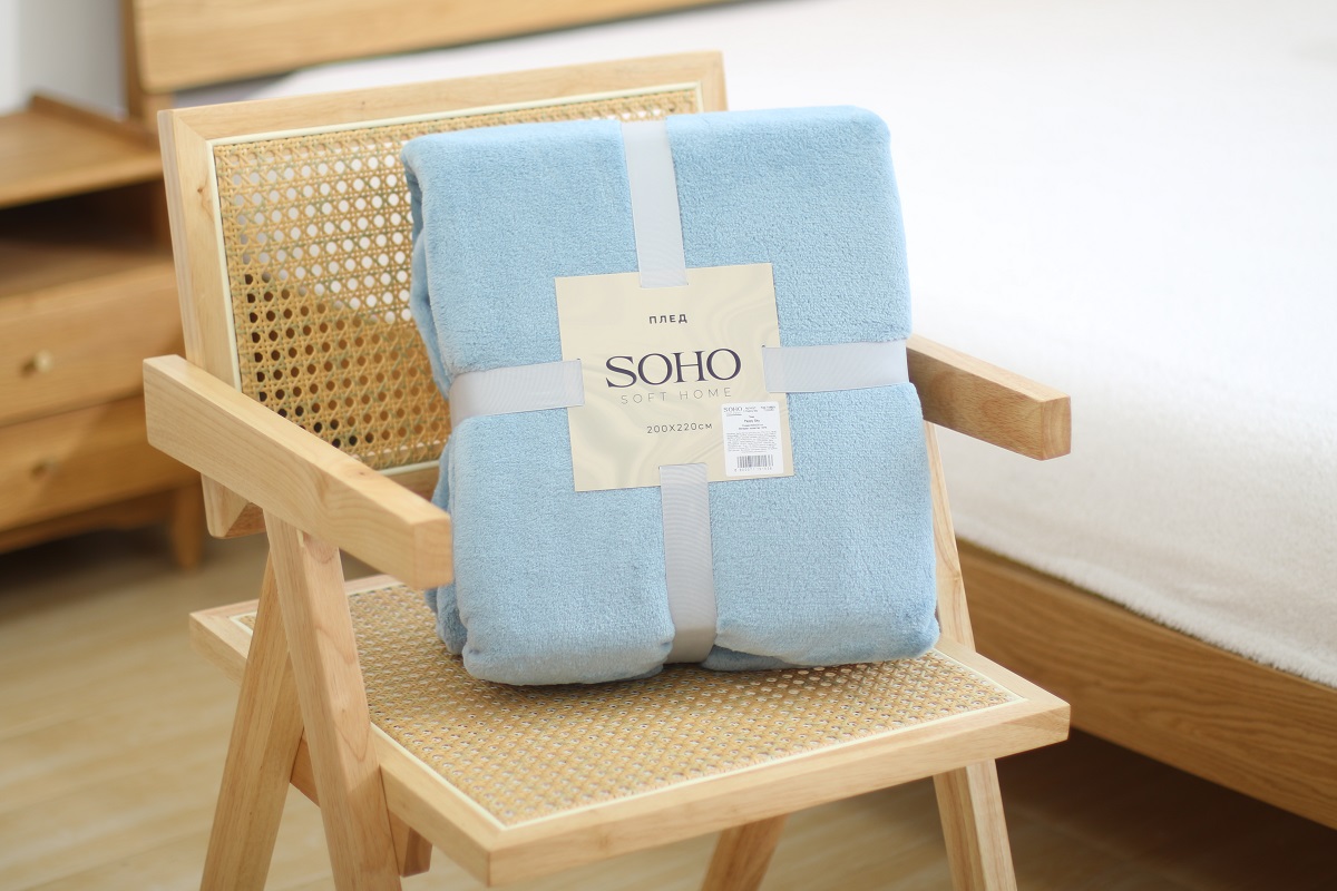 Текстиль для дому SOHO Плед 200*220 см Pappy Sky