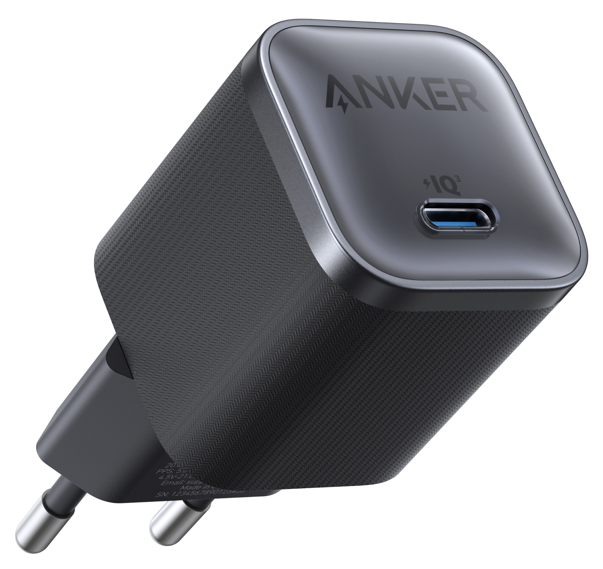 мережева зарядка ANKER Nano Charger - 45W USB-C (Чорний)