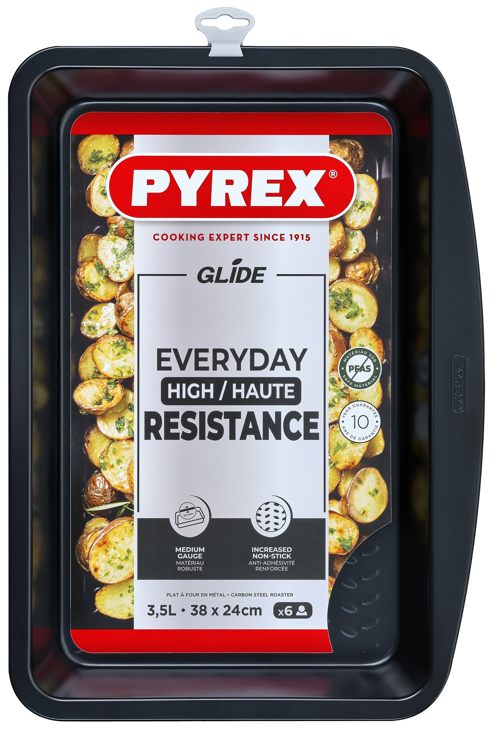 Форма PYREX GLIDE мет.форма прямокут 38х24см (GL38RR6/8046)