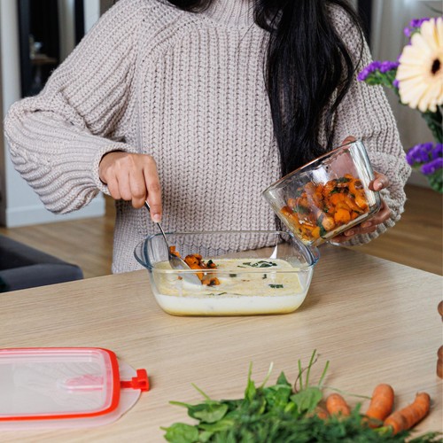Форма с/к PYREX CK&HT форма д/запік. прям 23х15х7см (1.2л) з фіксат. кр. (215PH00/7645)