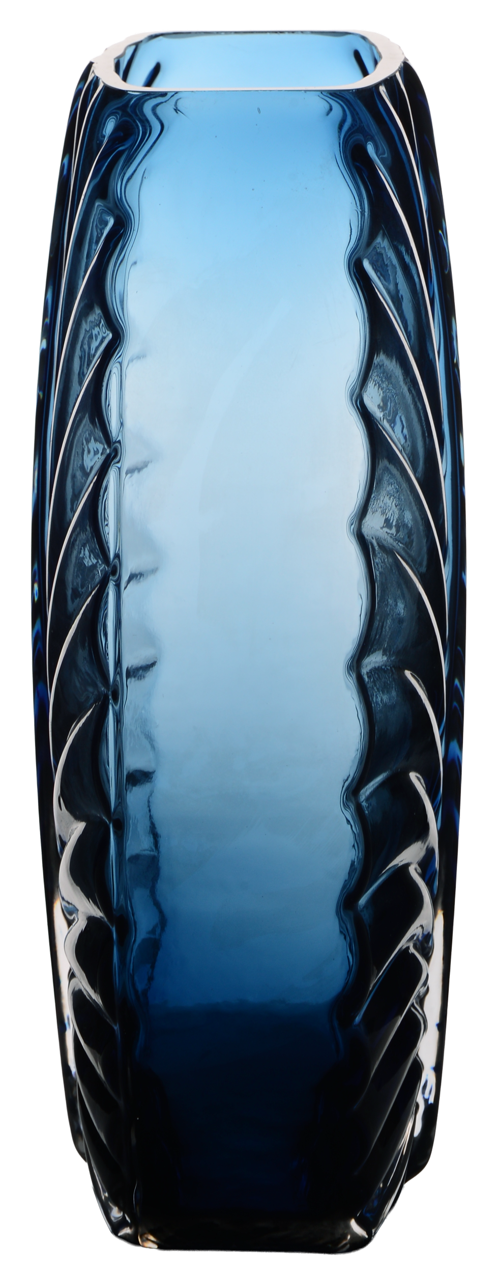 Ваза VIVA LEAF /25см /блакитний/кор.уп. (A060188)