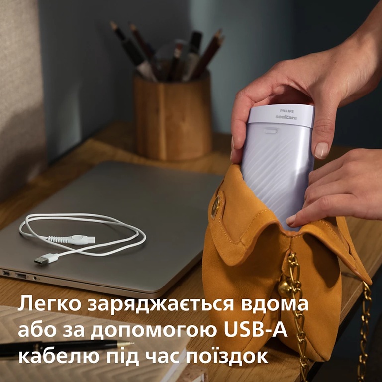 Зубна електрощітка PHILIPS Іригатор Sonicare HX3333/23 Compact Flosser 1000