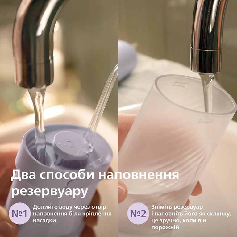 Зубна електрощітка PHILIPS Іригатор Sonicare HX3333/23 Compact Flosser 1000