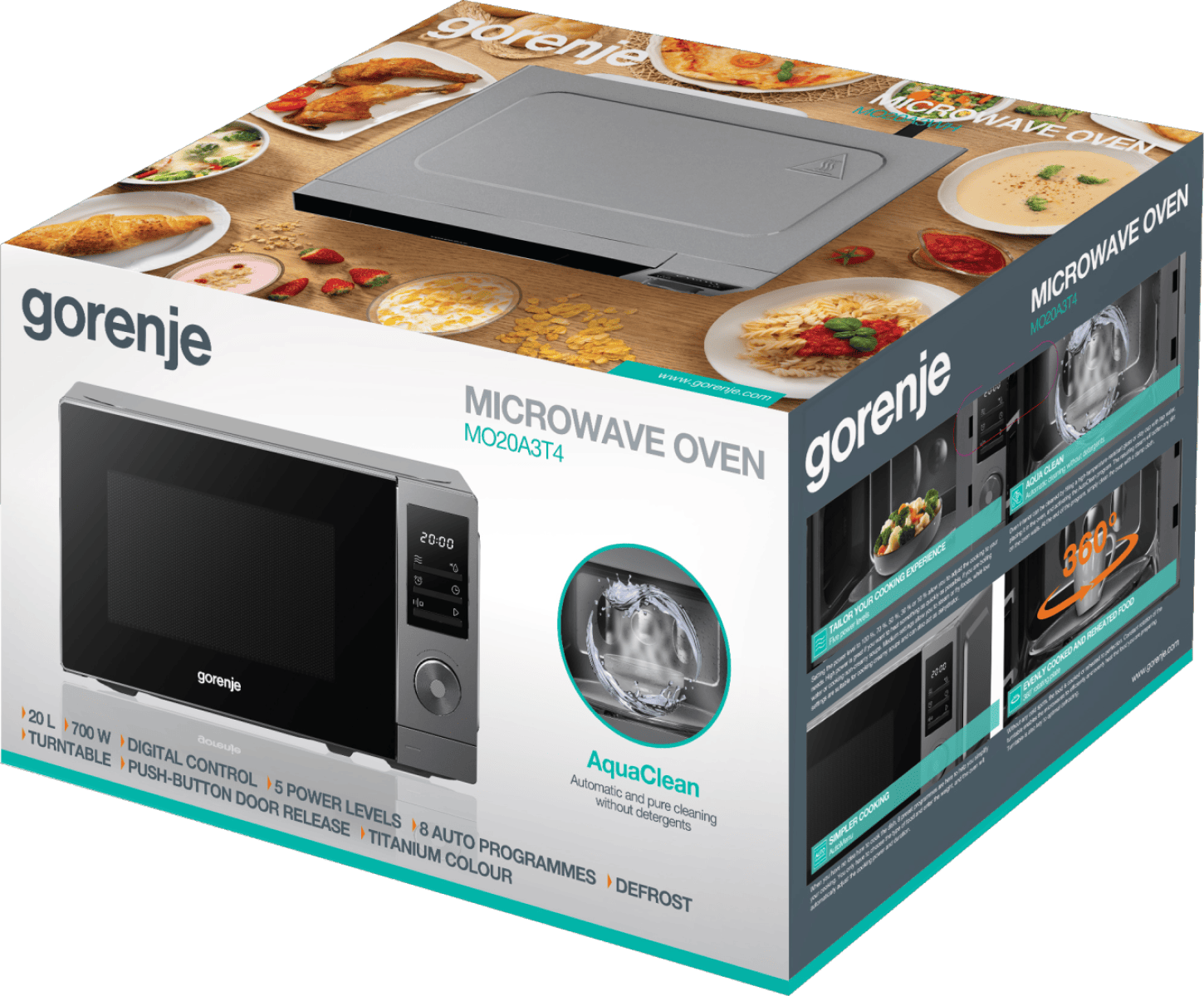 Мікрохвильова піч GORENJE MO20A3T4
