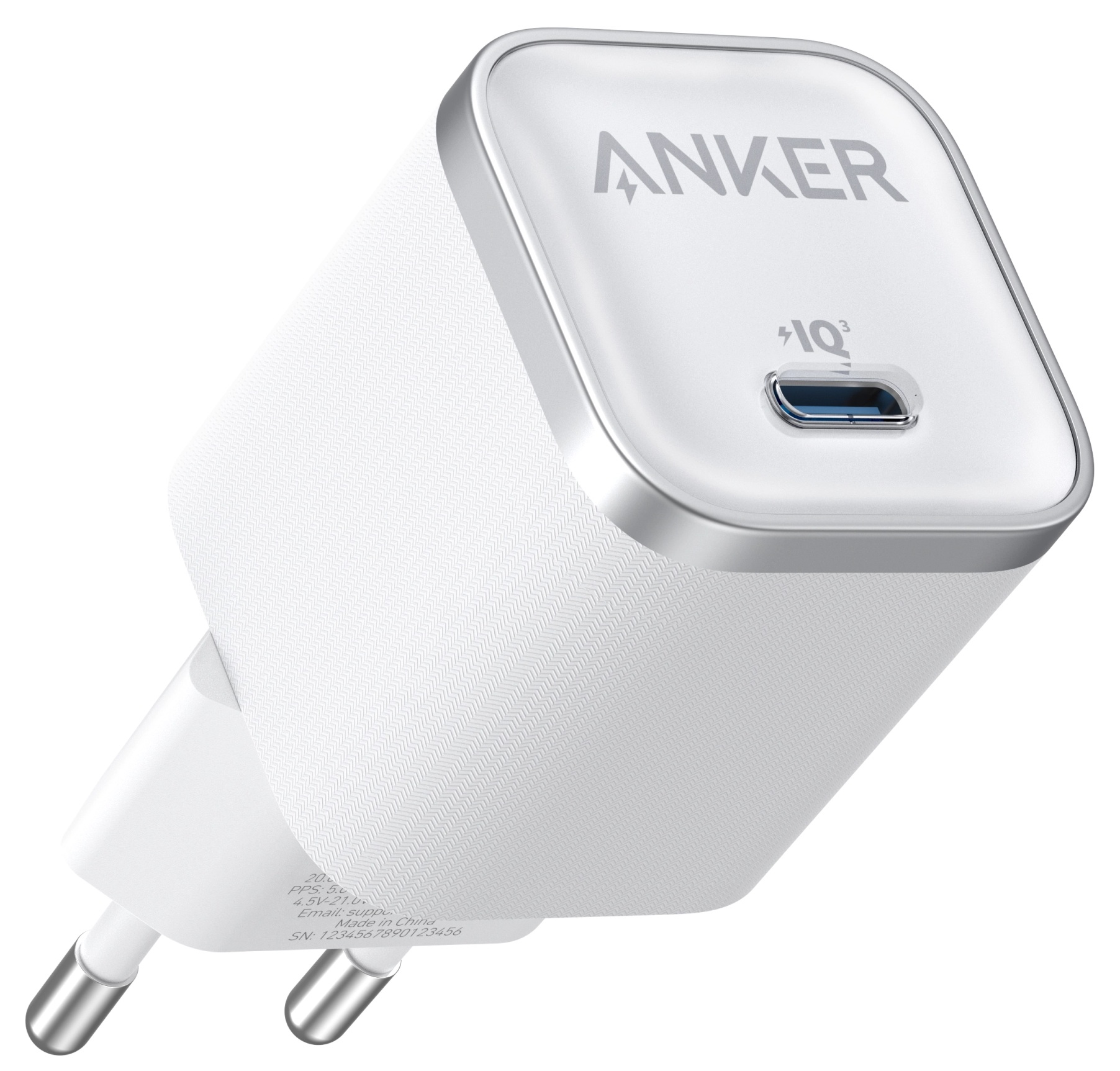 мережева зарядка ANKER Nano Charger - 45W USB-C (Білий)