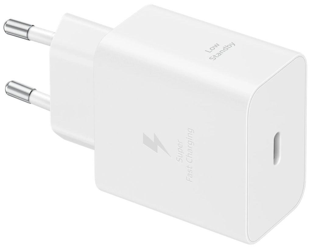 мережева зарядка SAMSUNG 45W Compact Power Adapter (w C to C Cable) EP-T4511XWEGEU / Білий