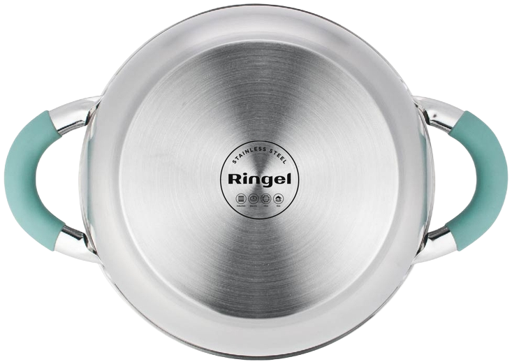 Набір посуду RINGEL Herbal Набір каструль 4 пр. 2.6 л+3.6 л (RG-6011)