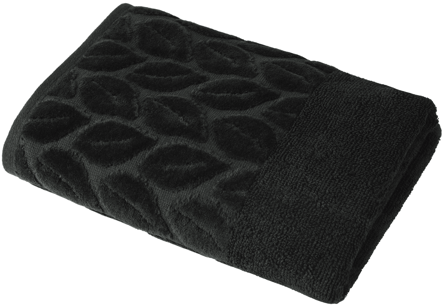 Текстиль банний SOHO Рушник 50*90 бавовна 100% Leaves Graphite