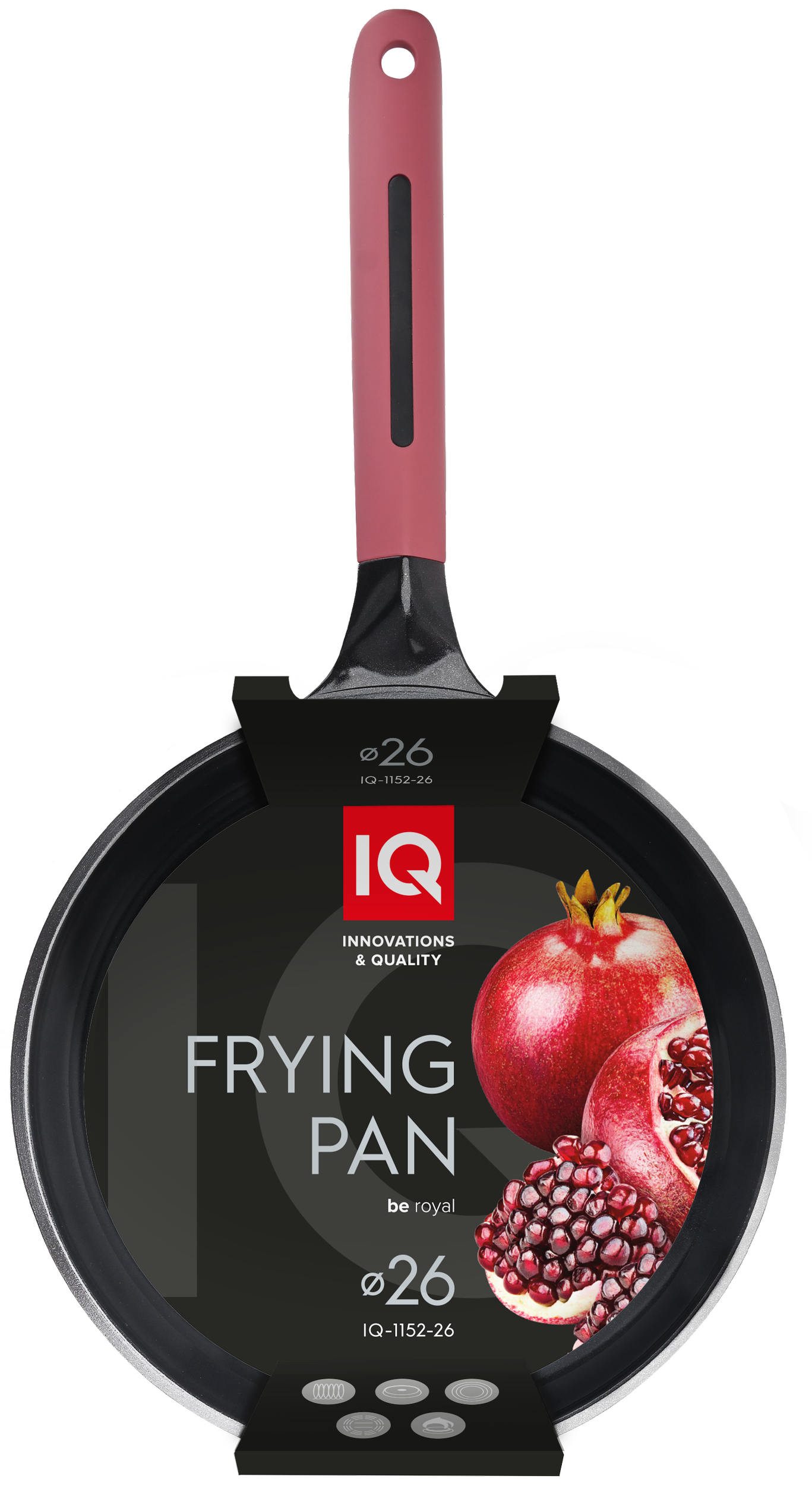 Сковорода IQ Be Royal класична 26 см б/кришки (IQ-1152-26)