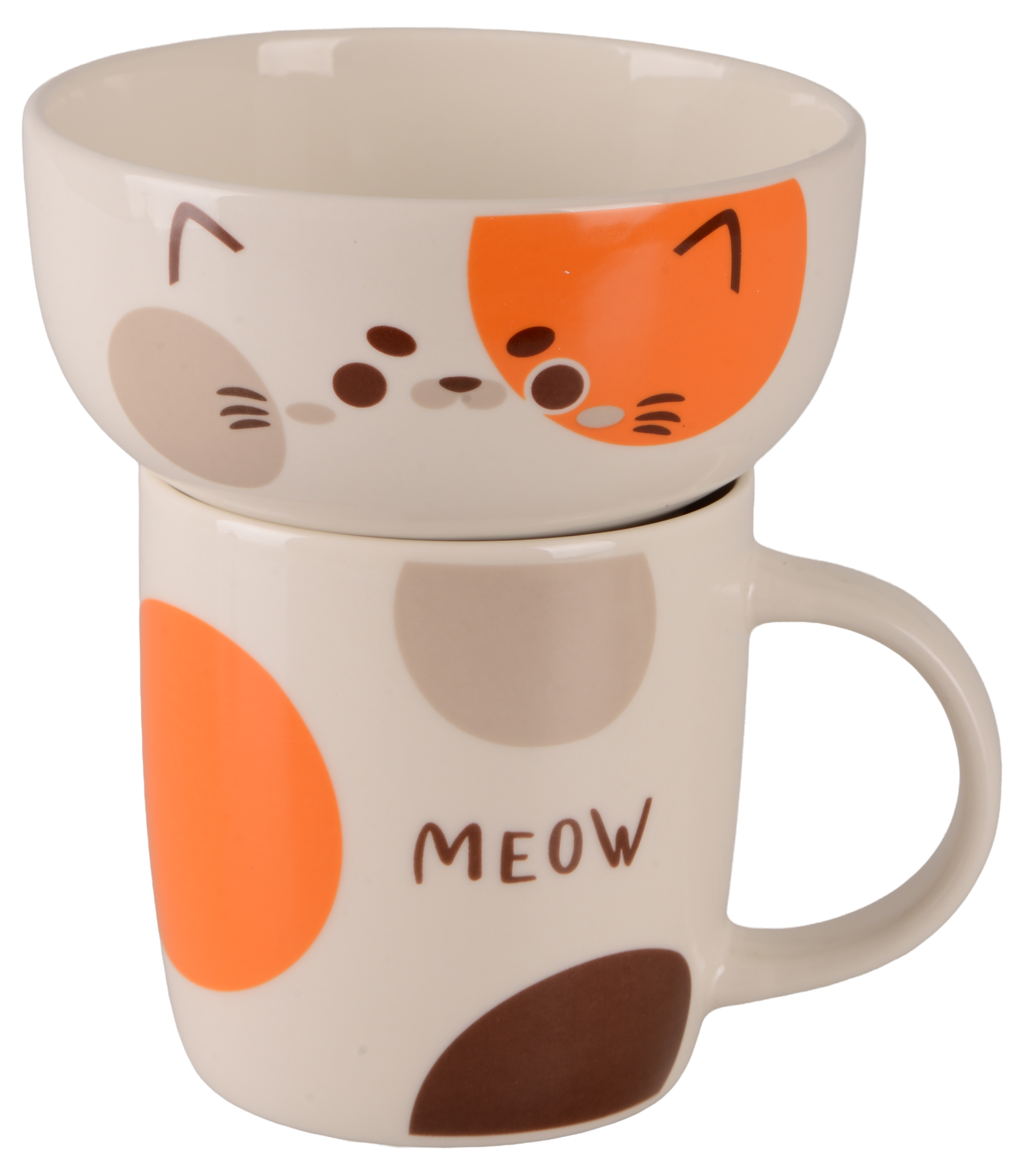 Набір для сніданку Limited Edition Happy Cat, 2 предмети
