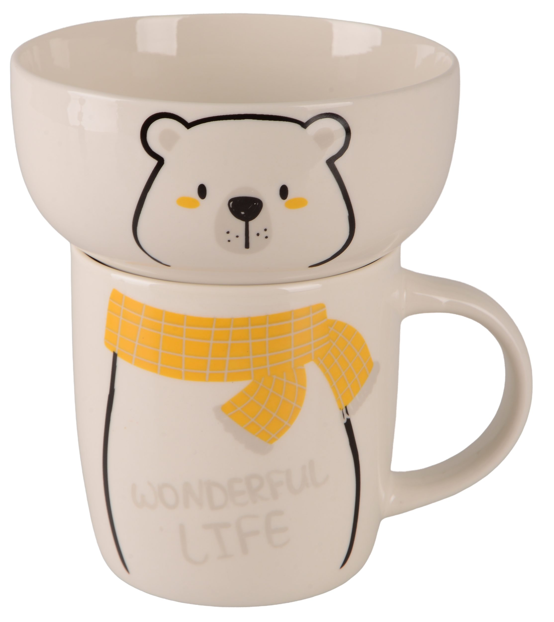 Набір для сніданку Limited Edition Happy Bear, 2 предмети
