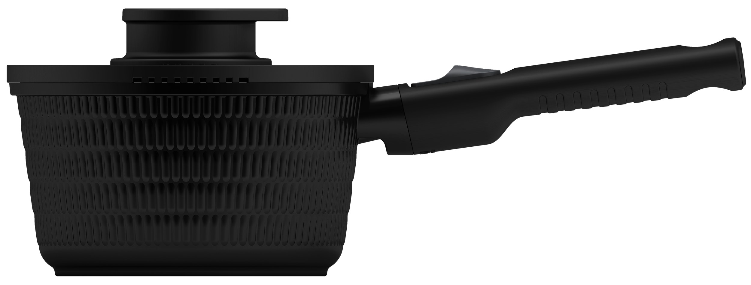 Ківш RINGEL Grey Line кришкою 16 см зі з`ємною ручкою (RG-4155-16)