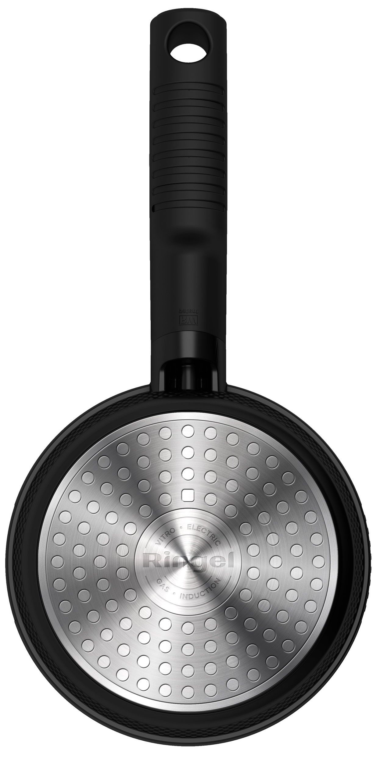 Ківш RINGEL Grey Line кришкою 16 см зі з`ємною ручкою (RG-4155-16)