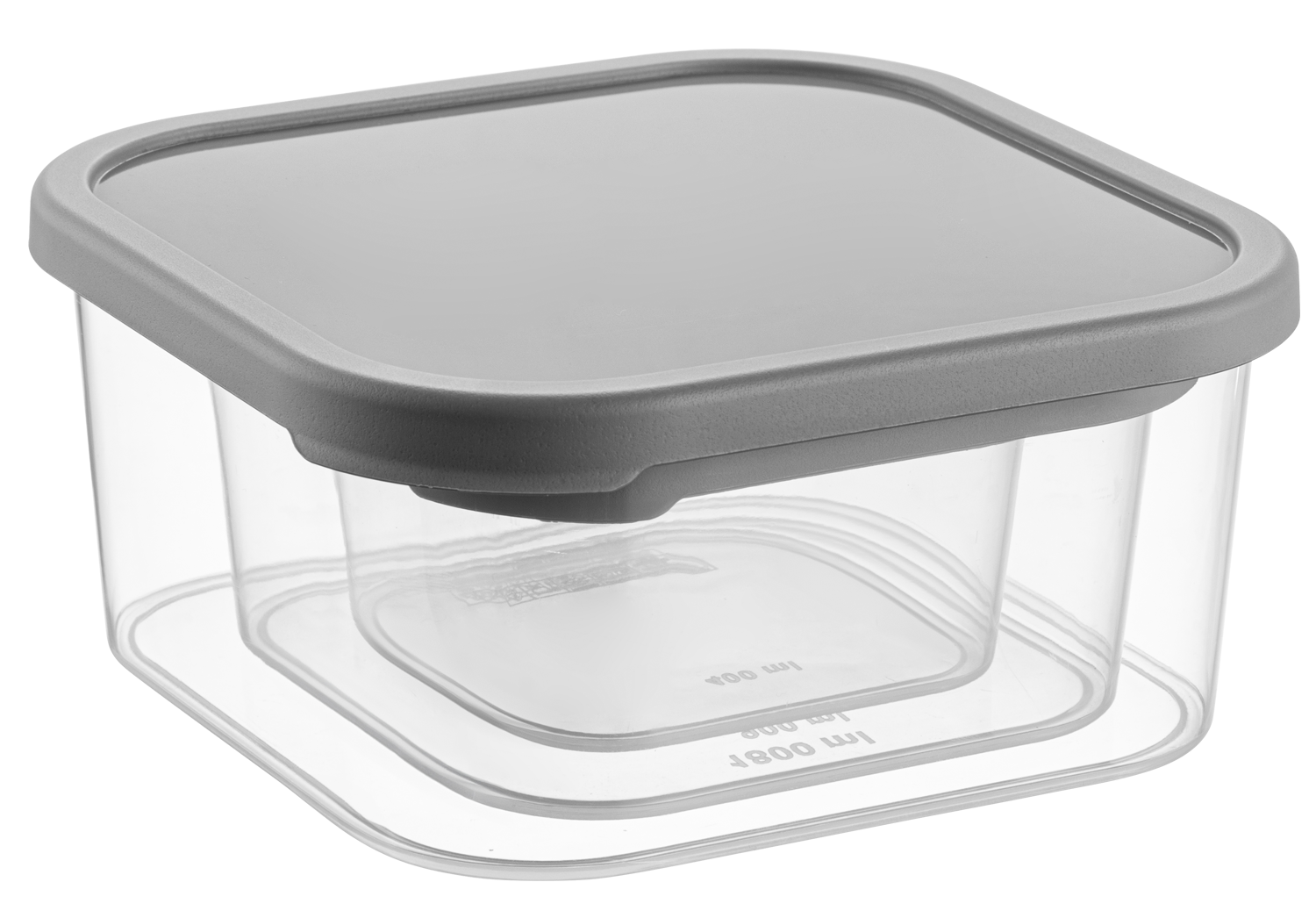 Набір контейнерів Idea Home 00815 Quick Box Gray 0.4/0.9/1.8 (00815 Gray)