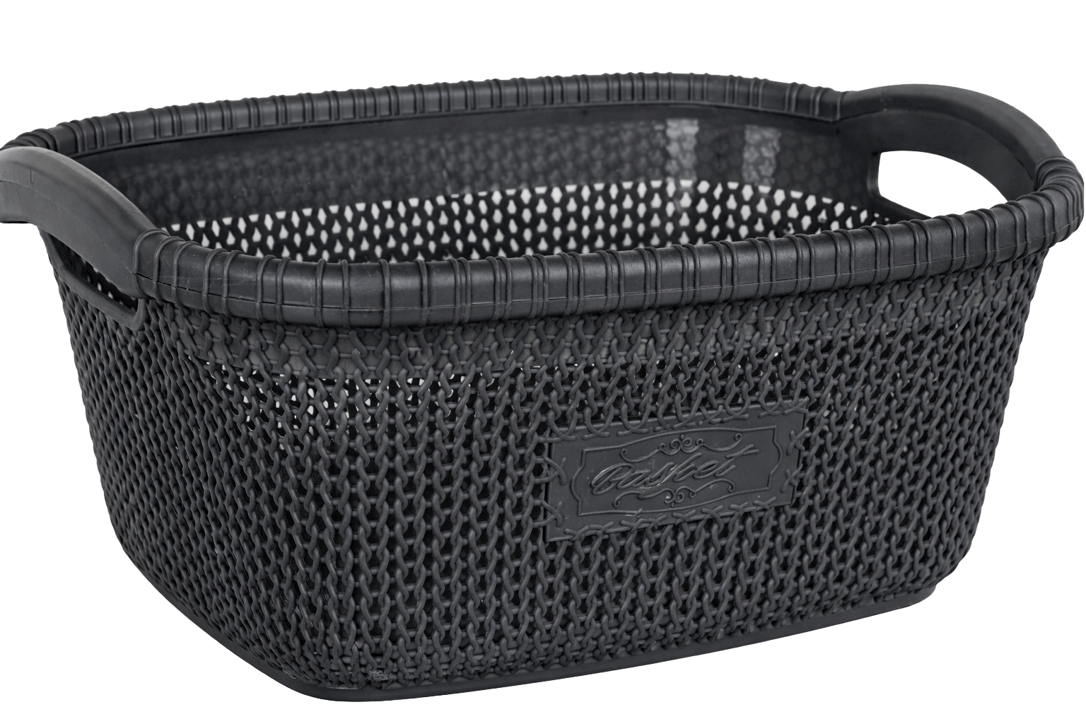 Кошик для білизни VIOLET HOUSE 1003 Віолетта ANTHRACITE 28 л