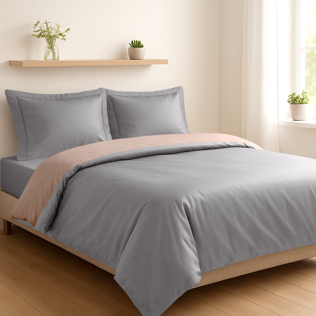 Комплект SOHO Комплект пост.білизни Сімейний Duet 2шт-150*200 Ivory/Grey