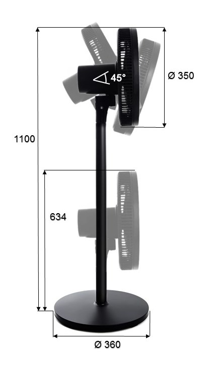 Вентилятор ERGO FS 1415 R (7199186)
