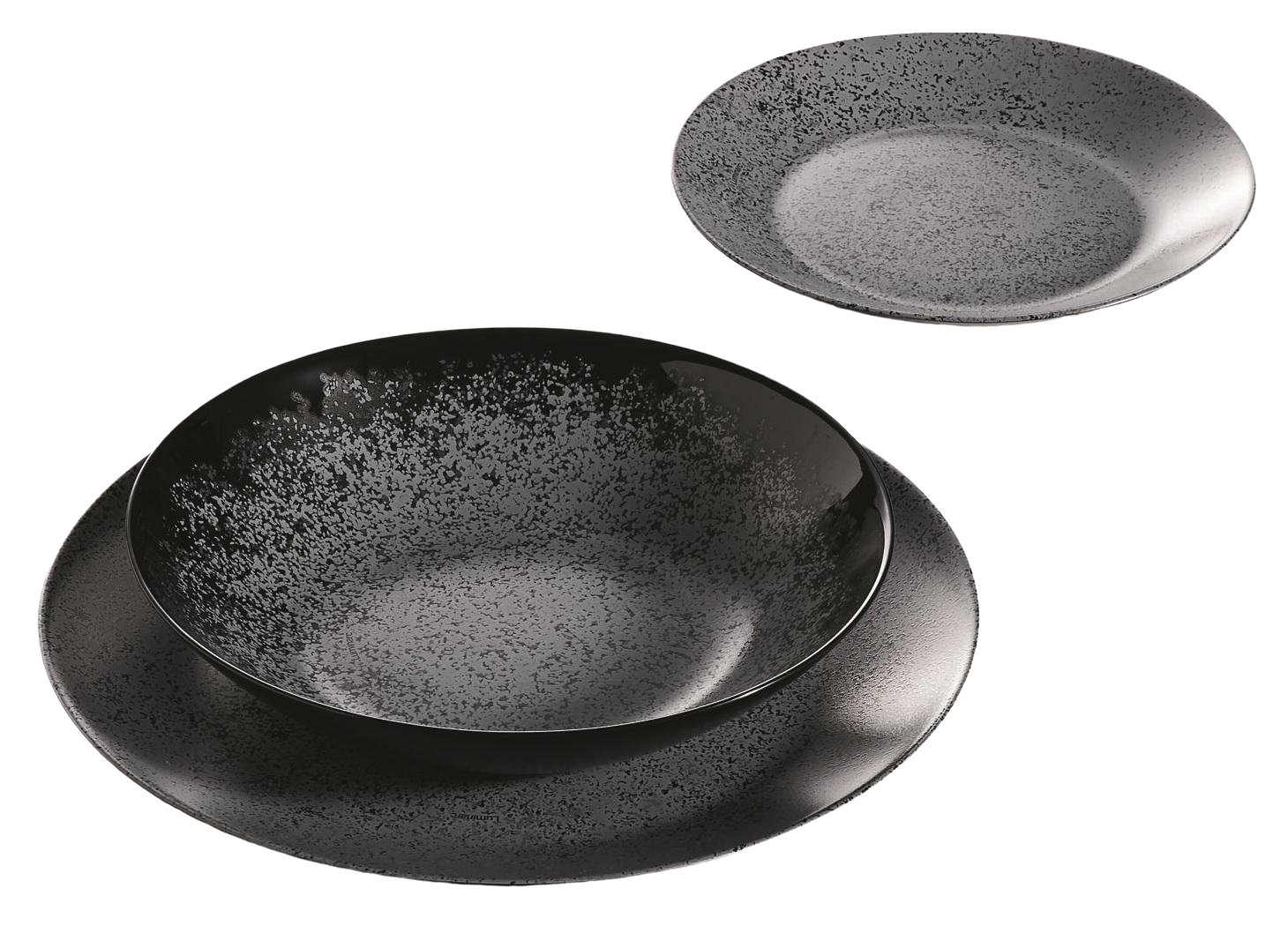Тарілка LUMINARC SLATE BLACK /20 см / суп. (V0116)