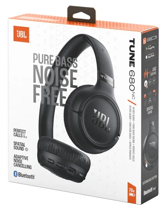 Гарнітура JBL TUNE 680NC Black (JBLT680NCBLK) (7225529)