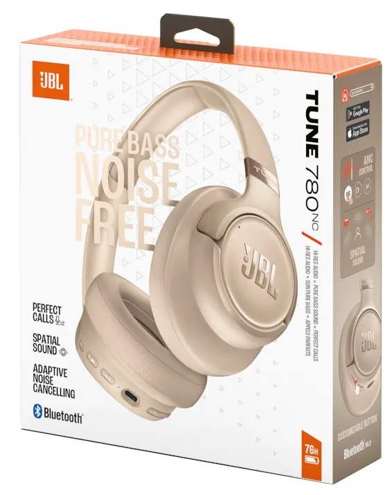 Гарнітура JBL TUNE 780NC Beige (JBLT780NCBEG)  (7225537)