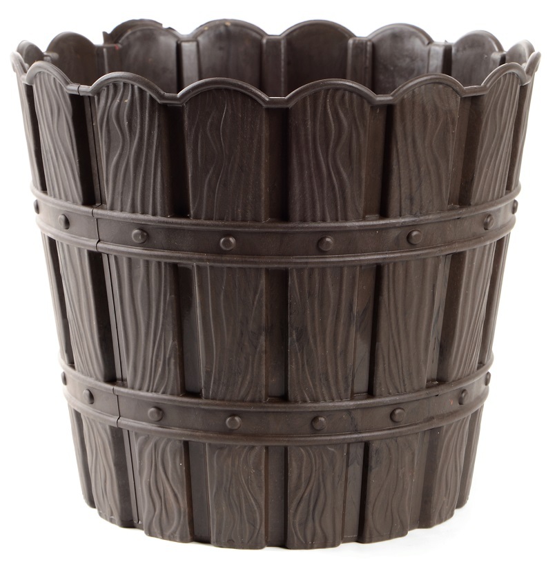Горщик для квітів Violet House 1052 BAMBOO BROWN 0.6 л