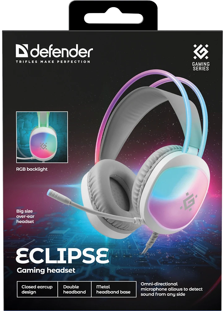 Гарнітура Defender Eclipse White (62440) (7228939)