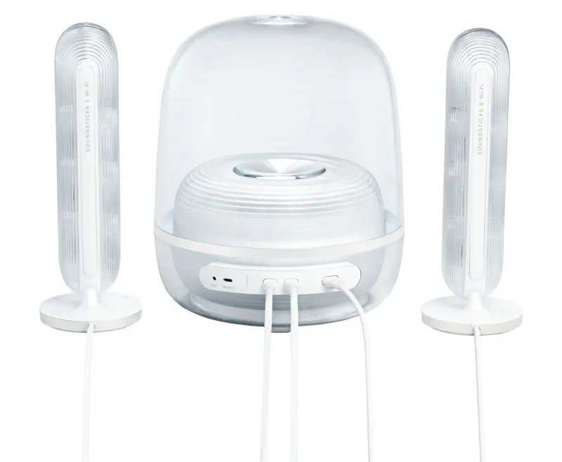 Портативна акустика Harman-Kardon SoundStik 5 Wi-Fi White (HKSOUNDSTK5WFWEP)