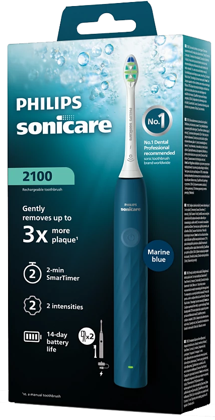 Зубна електрощітка PHILIPS Електрична зубна щітка Sonicare HX4022/04 серії 2100