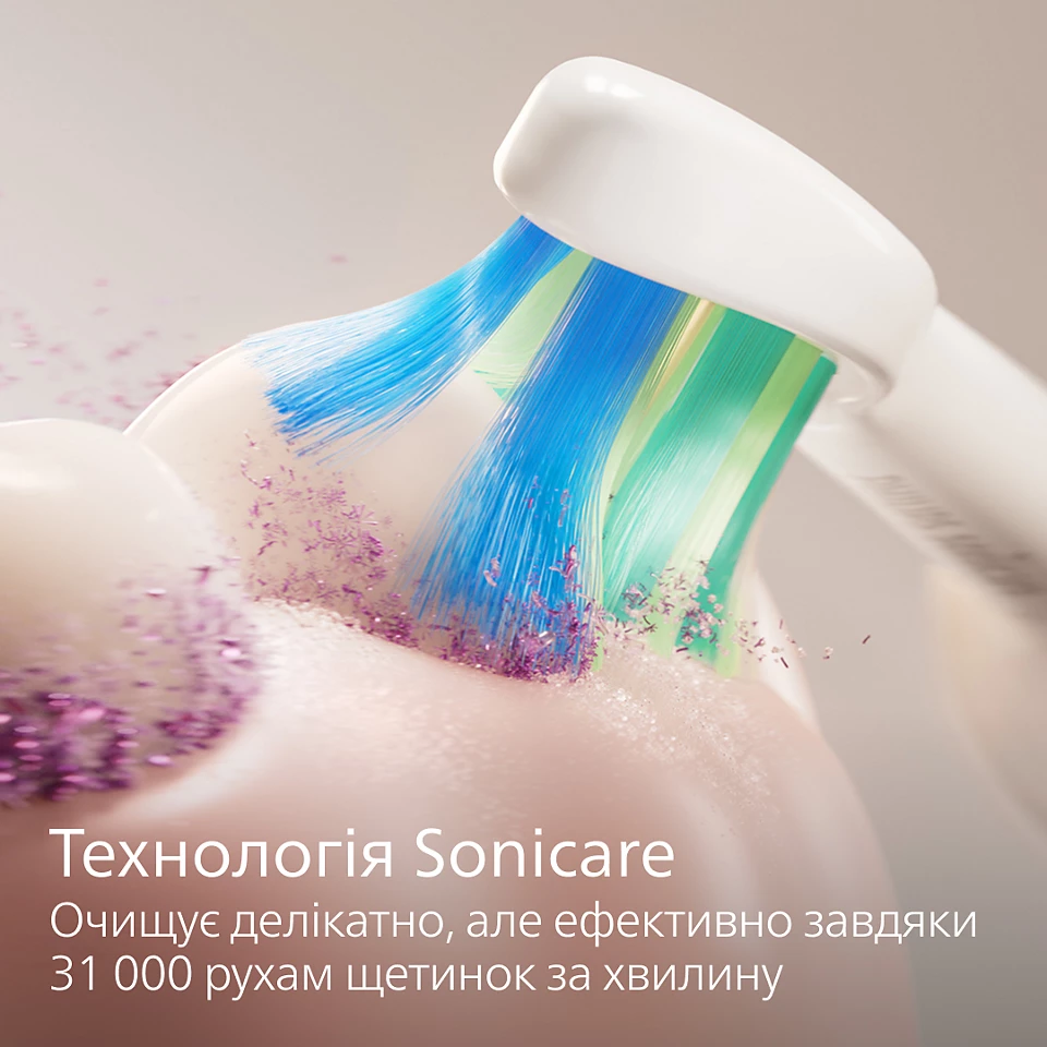 Зубна електрощітка PHILIPS Електрична зубна щітка Sonicare HX4022/04 серії 2100