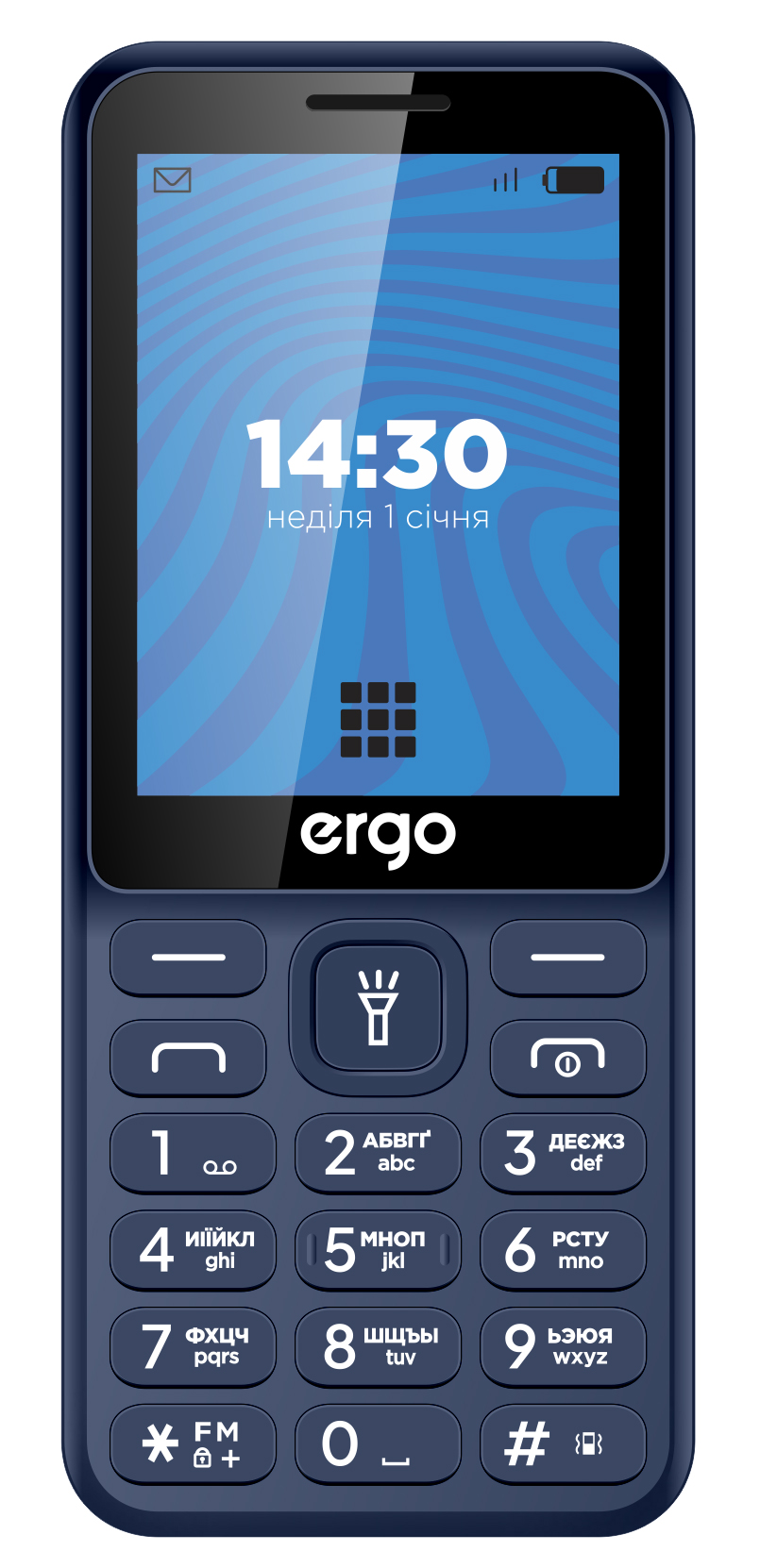Мобільний телефон ERGO E284 Dual Sim Blue