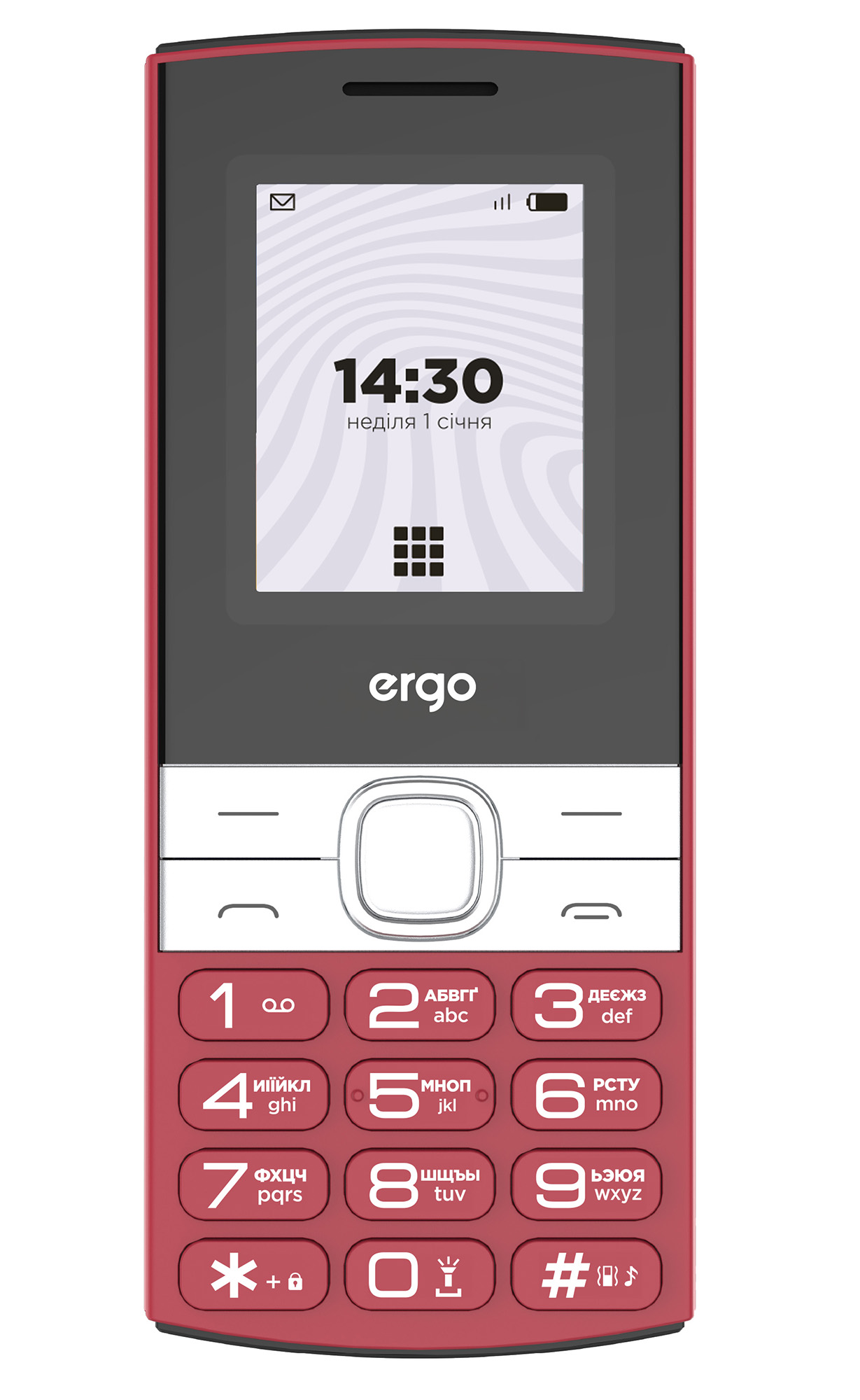 Мобільний телефон ERGO B185 Dual Sim Red