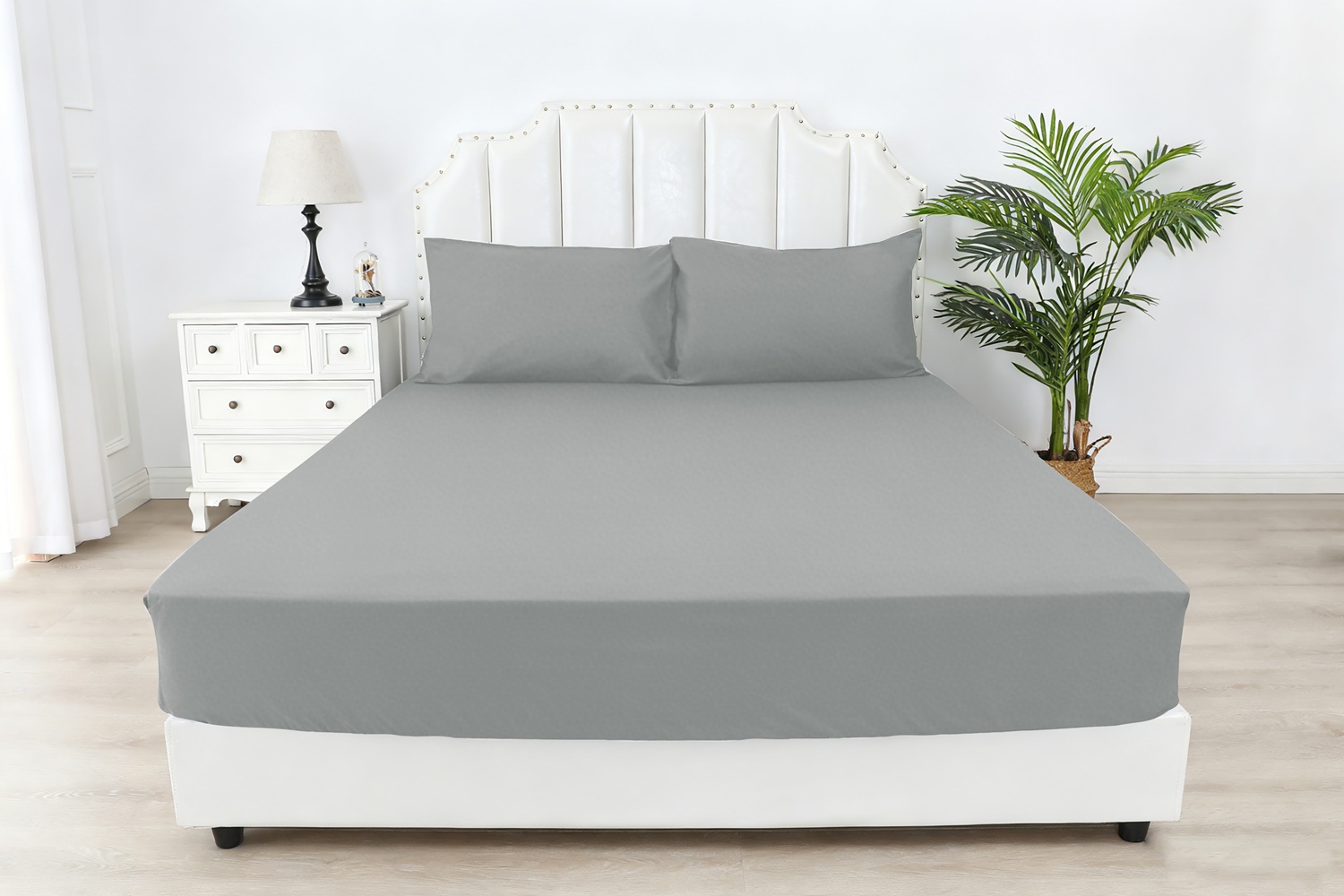 Комплект SOHO Простирадло на гумці 90*200+25см Light Gray