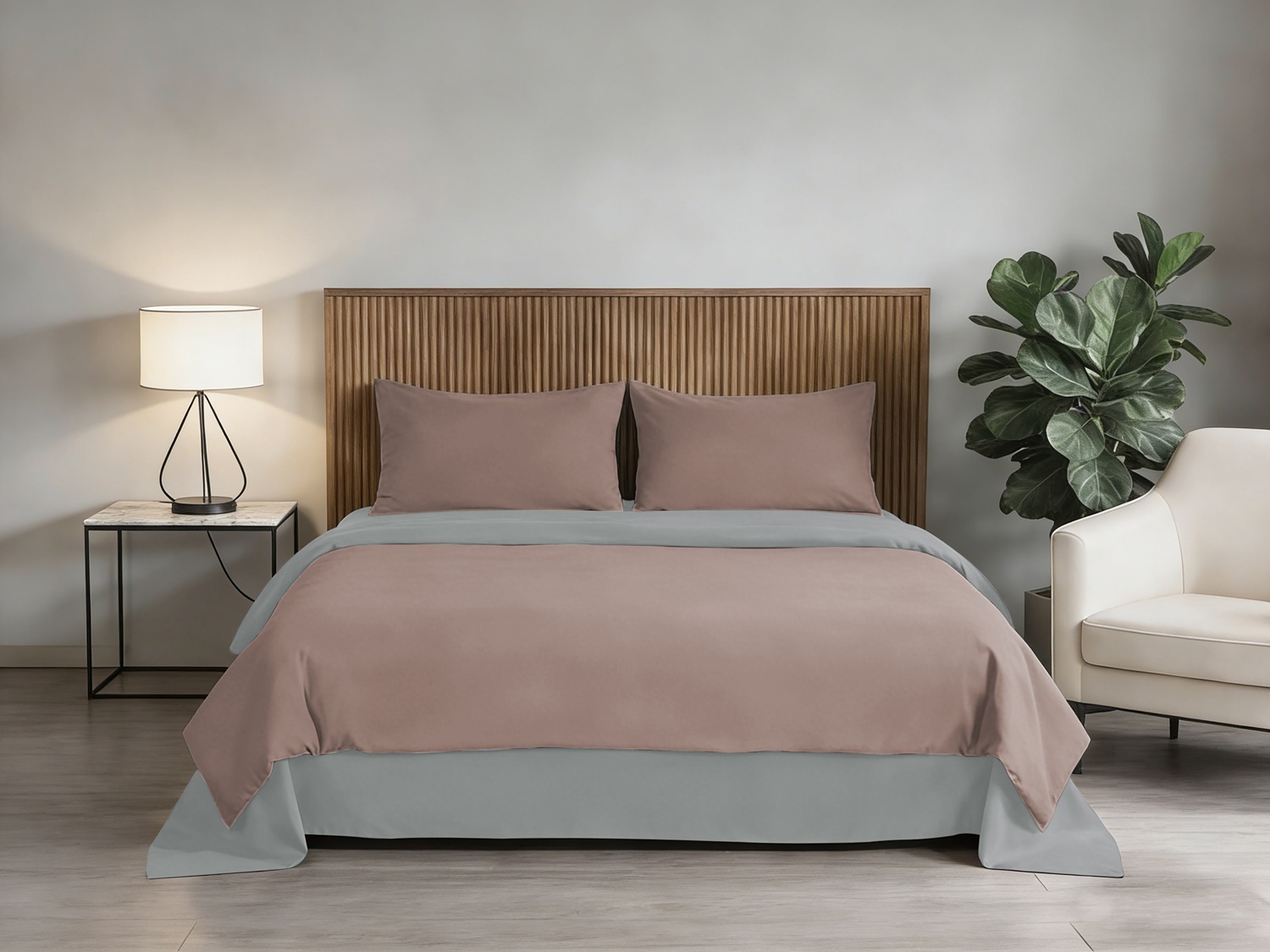 Комплект SOHO Комплект пост.білизни Сімейний 2шт-150*200 Rose/Light gray