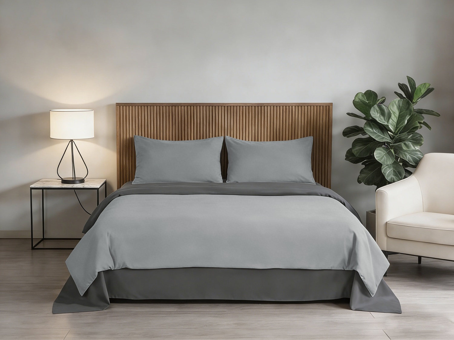 Комплект SOHO Комплект пост.білизни Сімейний 2шт-150*200 Light gray/Dark gray