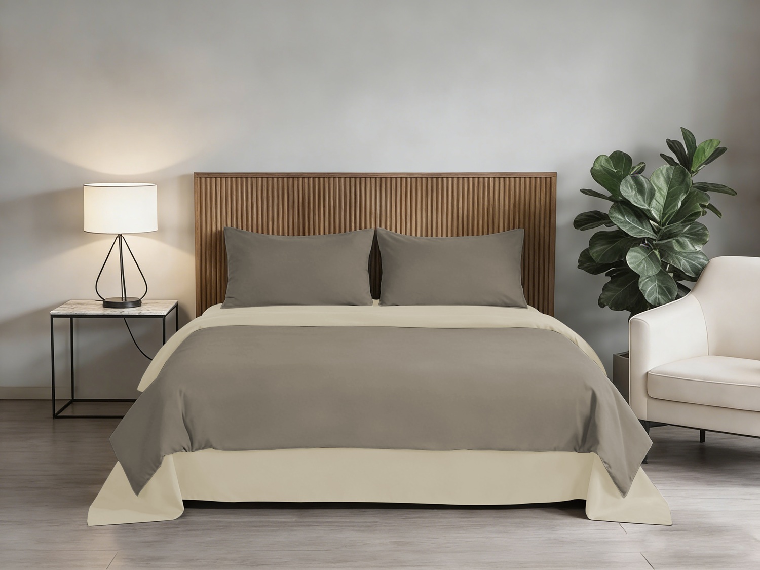 Комплект SOHO Комплект пост.білизни Євро 200*220 Coffe/Beige
