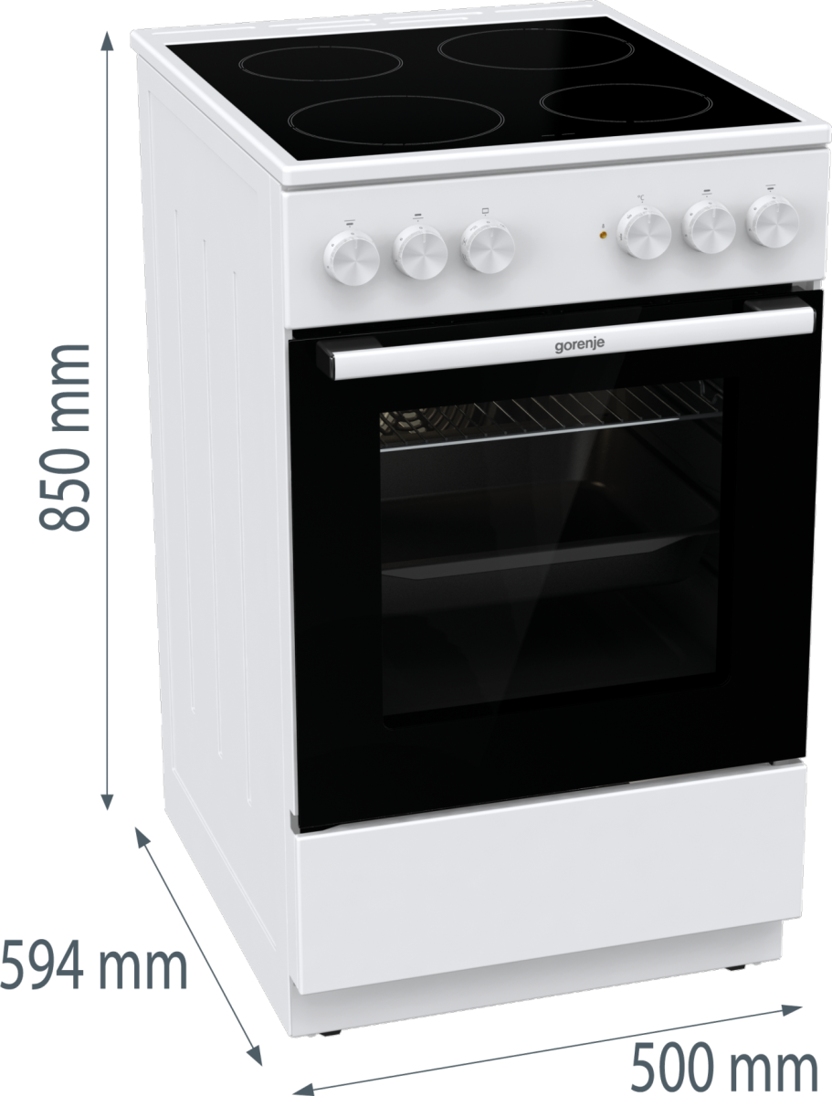 Електрична плита Gorenje GEC5A41WG (6862942)