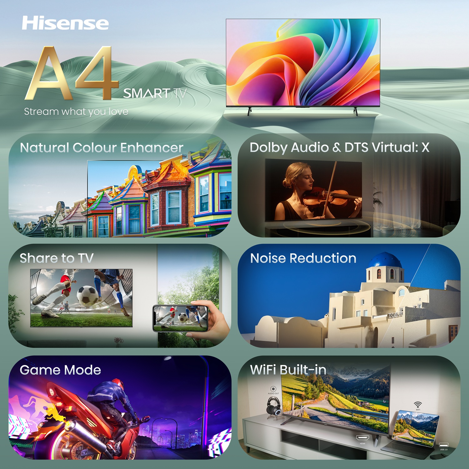 LED-телевізор Hisense 32A4S (7262256)