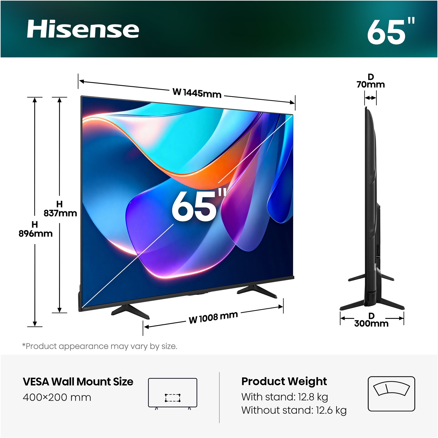 LED-телевізор Hisense 65A6S (7263489)