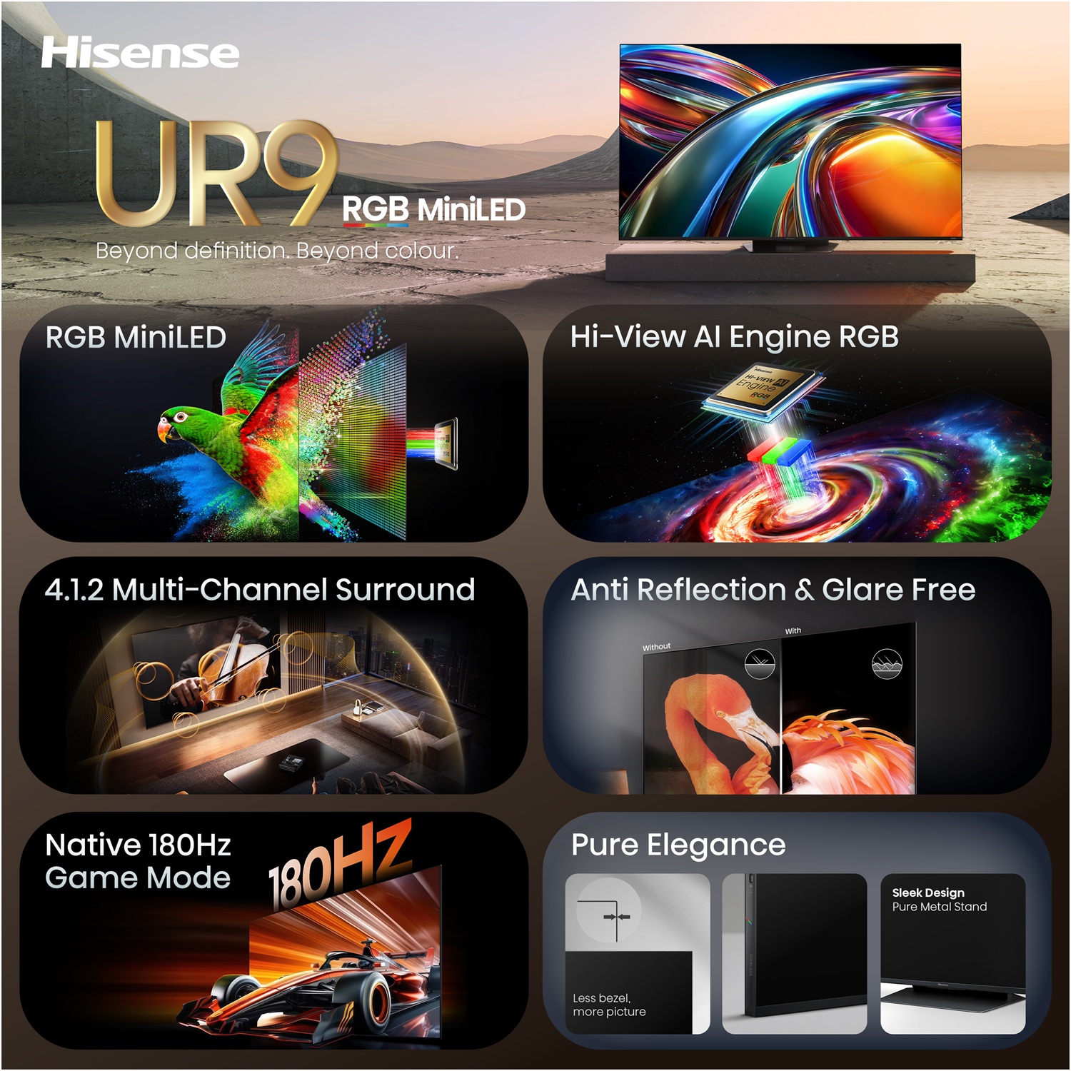 LED-телевізор Hisense 65UR9S (7263496)