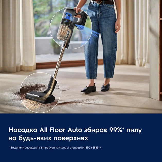 Пилосос акумуляторний ELECTROLUX EP72AB21UG