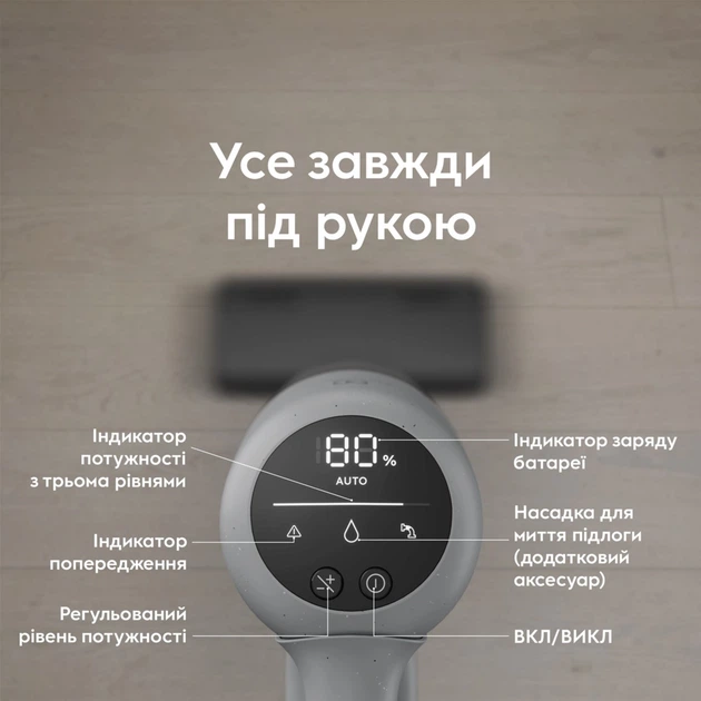 Пилосос акумуляторний ELECTROLUX EP72AB21UG